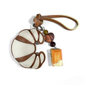 Two-Tone Croissant Pastry Bag Charm