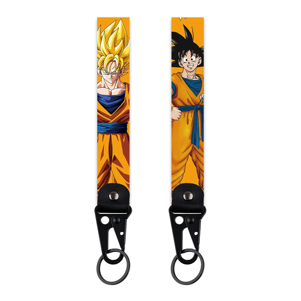 Double-Sided Anime Wrist Strap Keychain