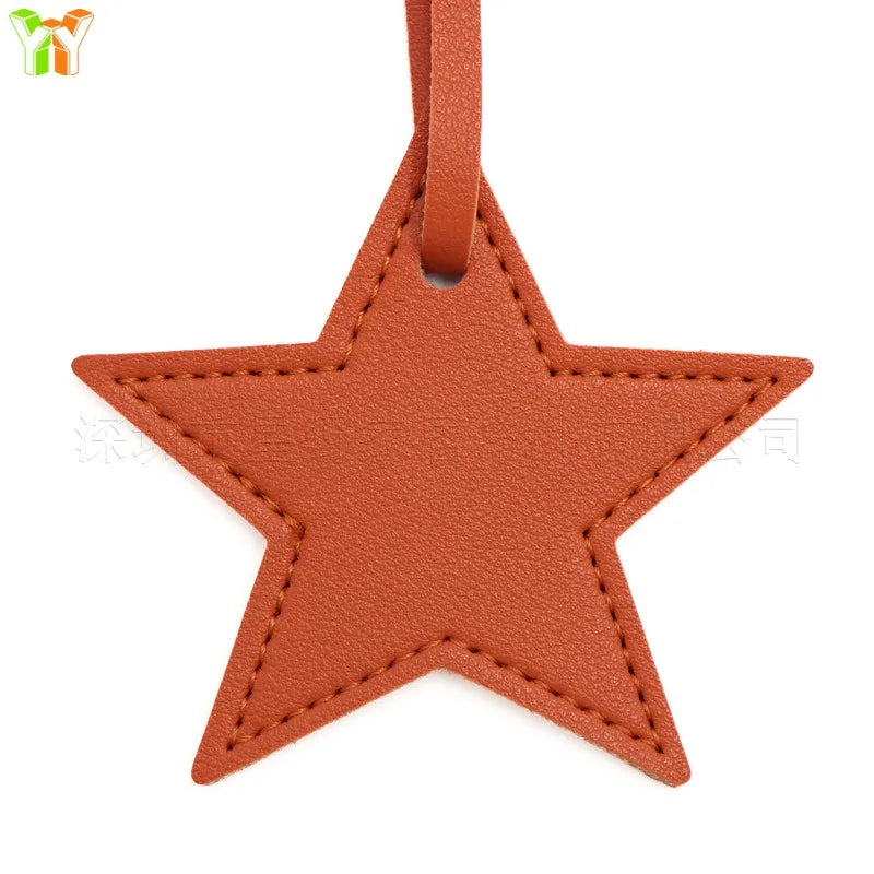 Bag charm bag accessories star shape personalized keychain charm