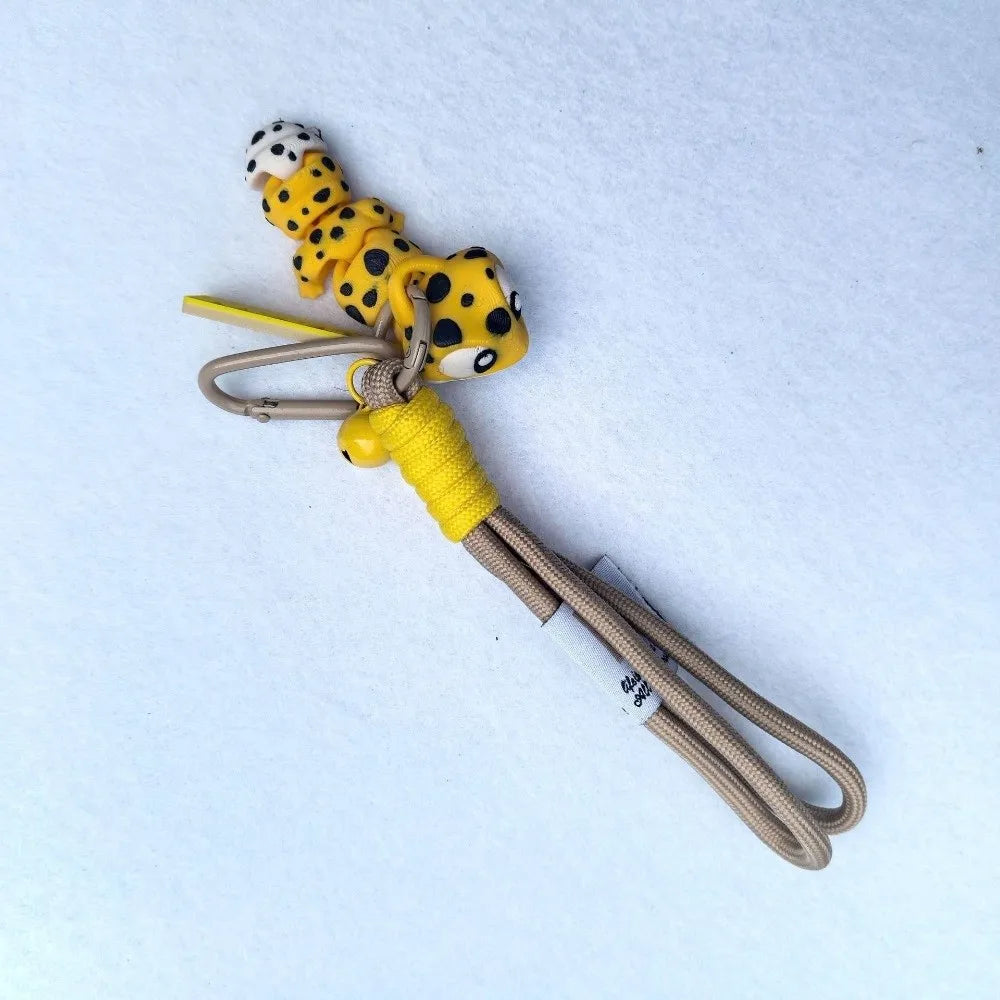 3D Printed Big-Eyed Leopard Gecko Keychain