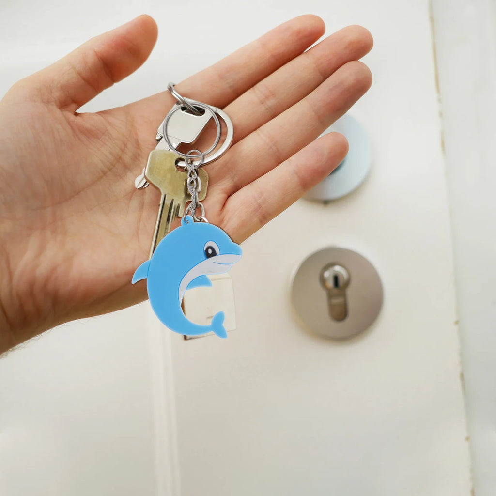 Dolphin Keychain and Bag Pendants, 21-Pack