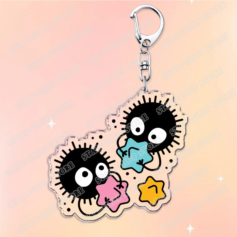 Anime Acrylic Charm Keychain with Lobster Clasp