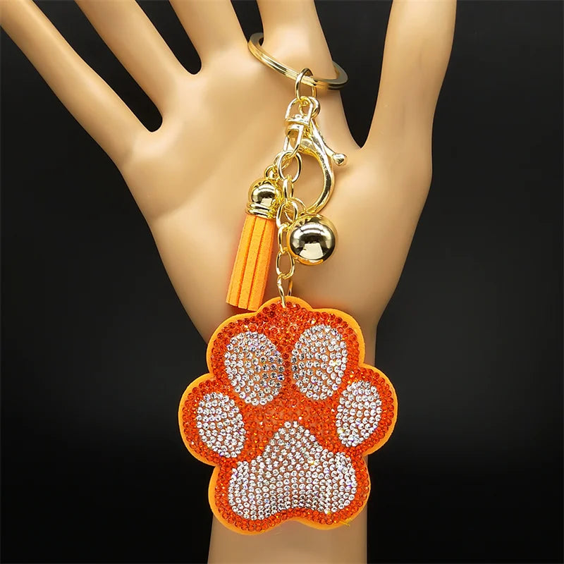 Crystal Ladybug Bag Charm Keychain