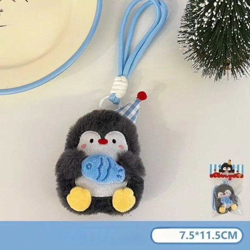 Plush Penguin Keychain and Bag Charm
