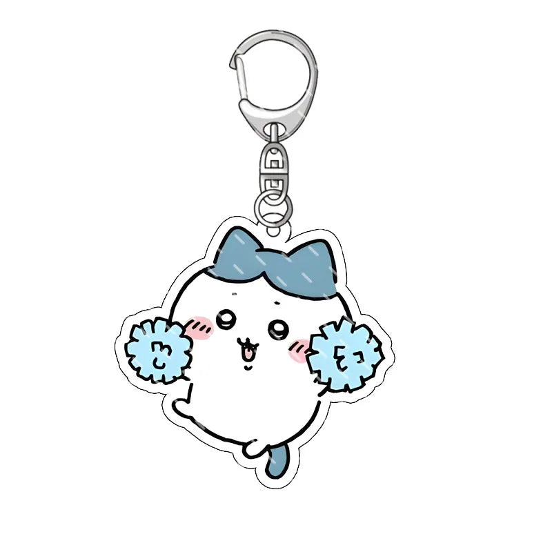 Cute Acrylic Keychain  All Character Variations 2-Sided Printed Charms for Backpacks  Keys Perfect Kawaii Gift for Fans