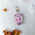 Kpop Cartoon Keychain Cute Bag Charms Double-sided Print Jiwoo Carmen Yuha Stella Juun Fans Collection Accessories