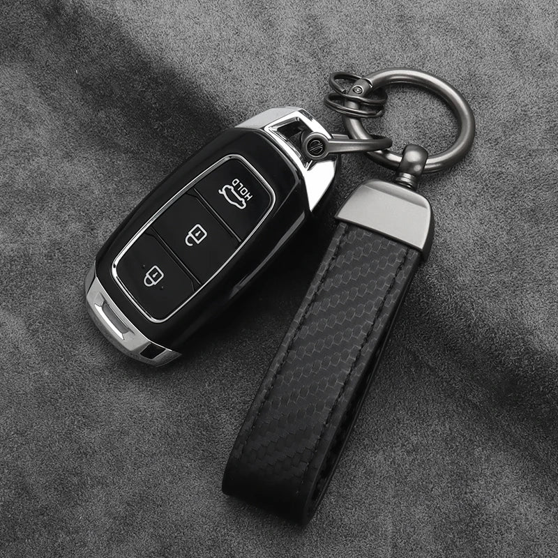Universal Key Strap Keychain with Alloy Hardware