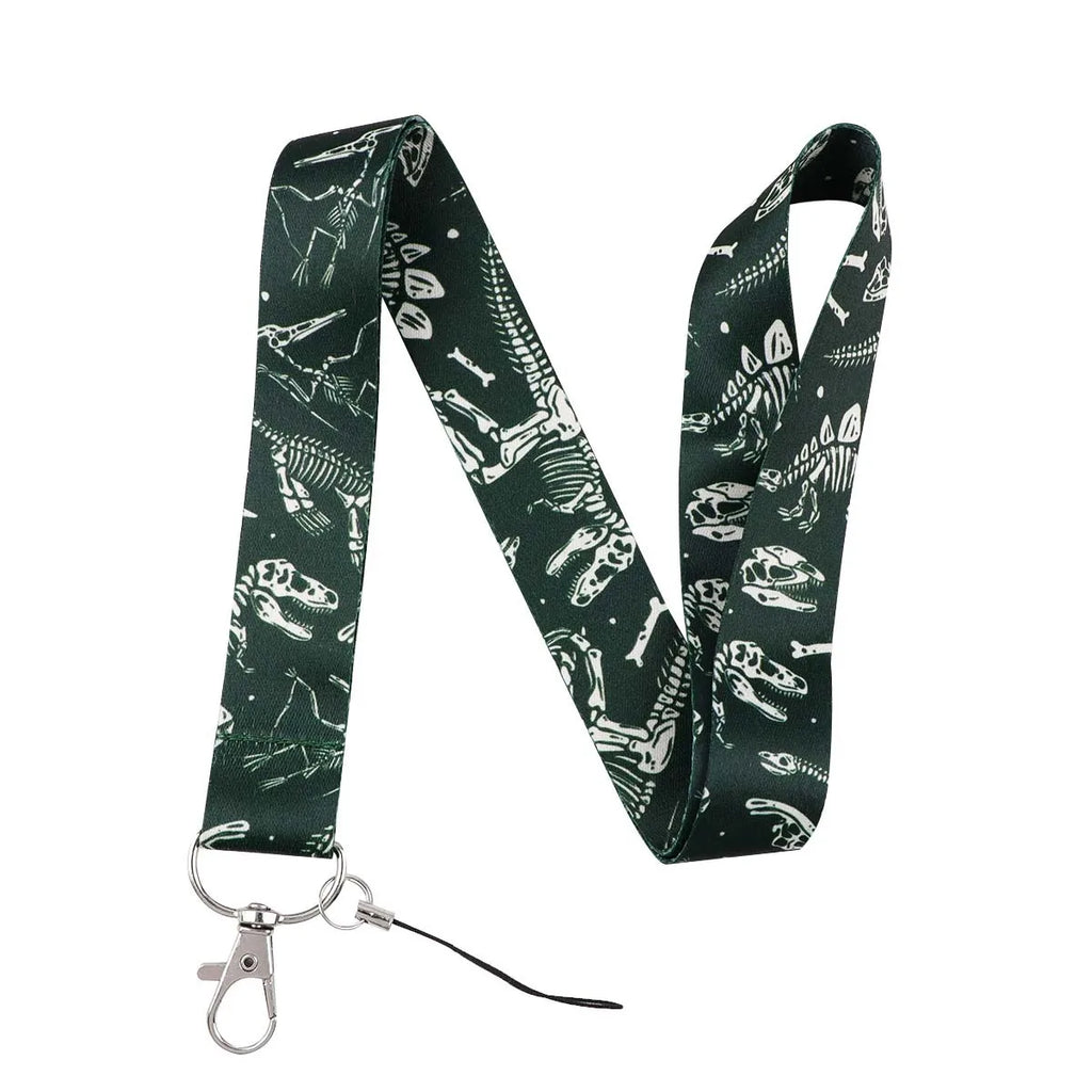 Dinosaur Neck Strap Lanyard with Lobster Clasp