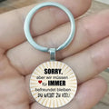 Sorry Aber keychain - the perfect gift for colleagues and friends,