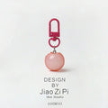 Realistic Fruit Charm Keychain with O-Ring Clasp