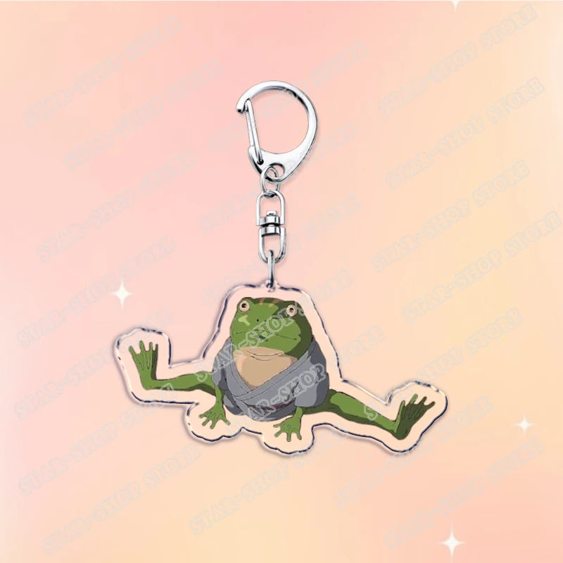 Anime Acrylic Charm Keychain with Lobster Clasp