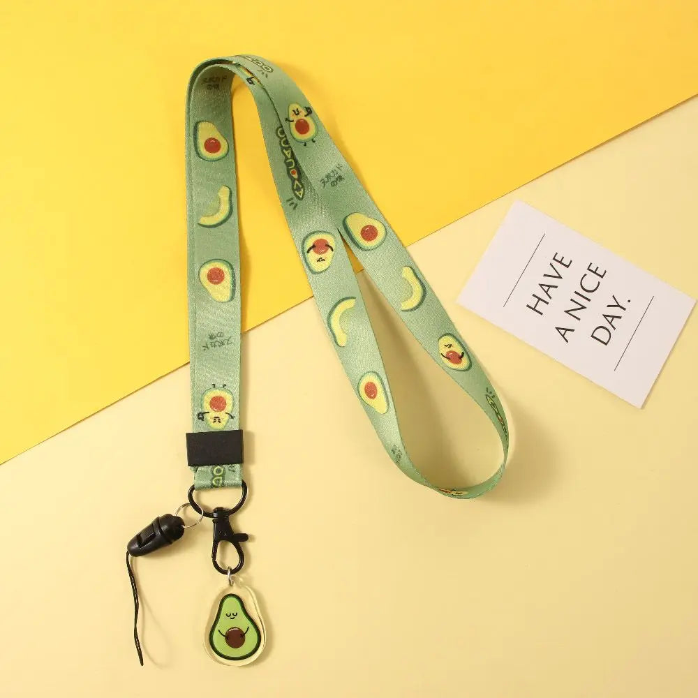 Fruit Pattern Neck Lanyard in Polyester