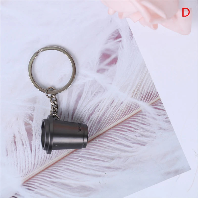 Coffee Handle Charm Keychain