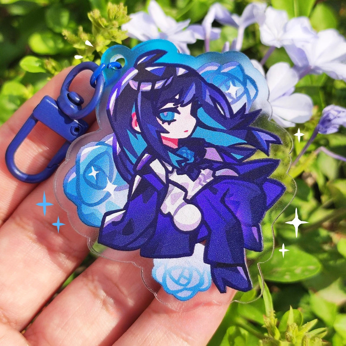 Ado Star Acrylic Keychain with Zinc Alloy Clasp
