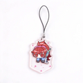Chibi Character Acrylic Charm with Cord Loop