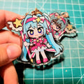 Hatsune Miku Double-Sided Acrylic Keychain