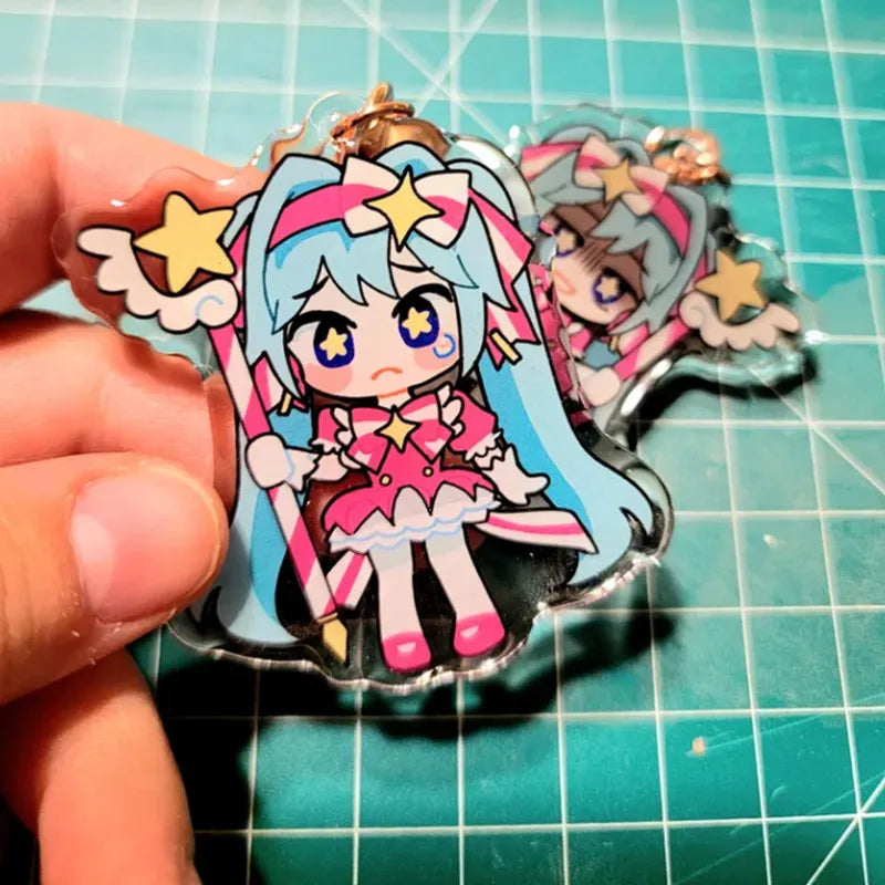 Hatsune Miku Double-Sided Acrylic Keychain