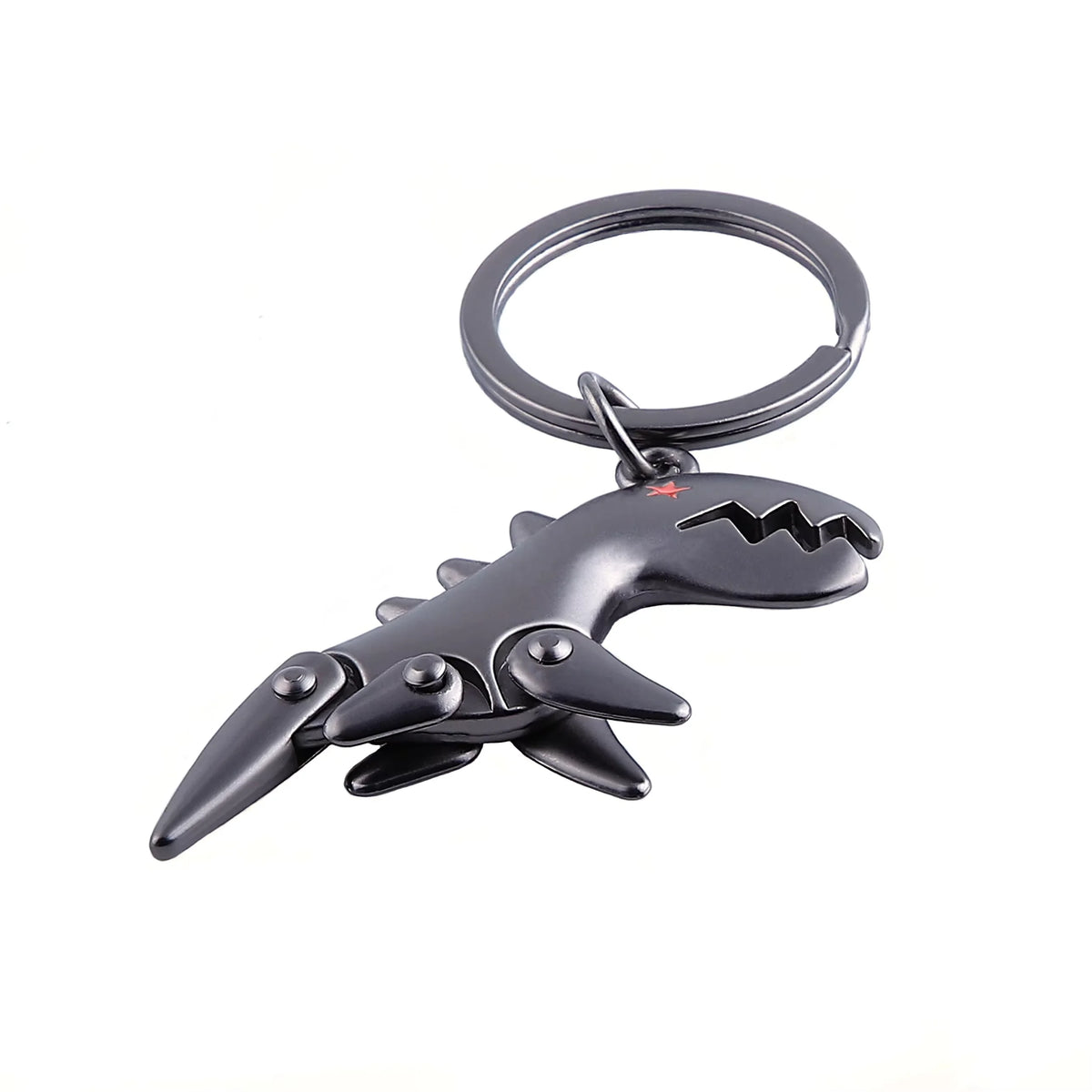 Articulated Dinosaur Keychain with Moveable Limbs