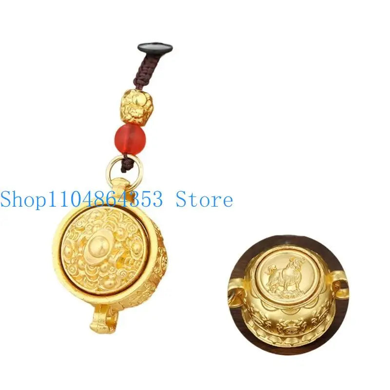 652F Portable Animal Keychain Pendant Accessory Representing Wealth And Happiness