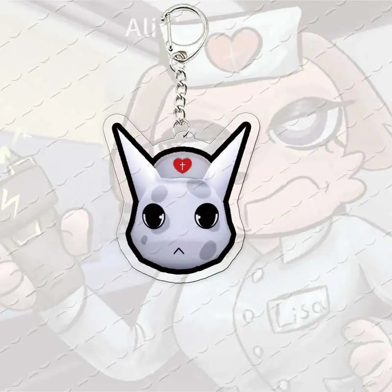 Animal Hospital Acrylic Charm Keychain