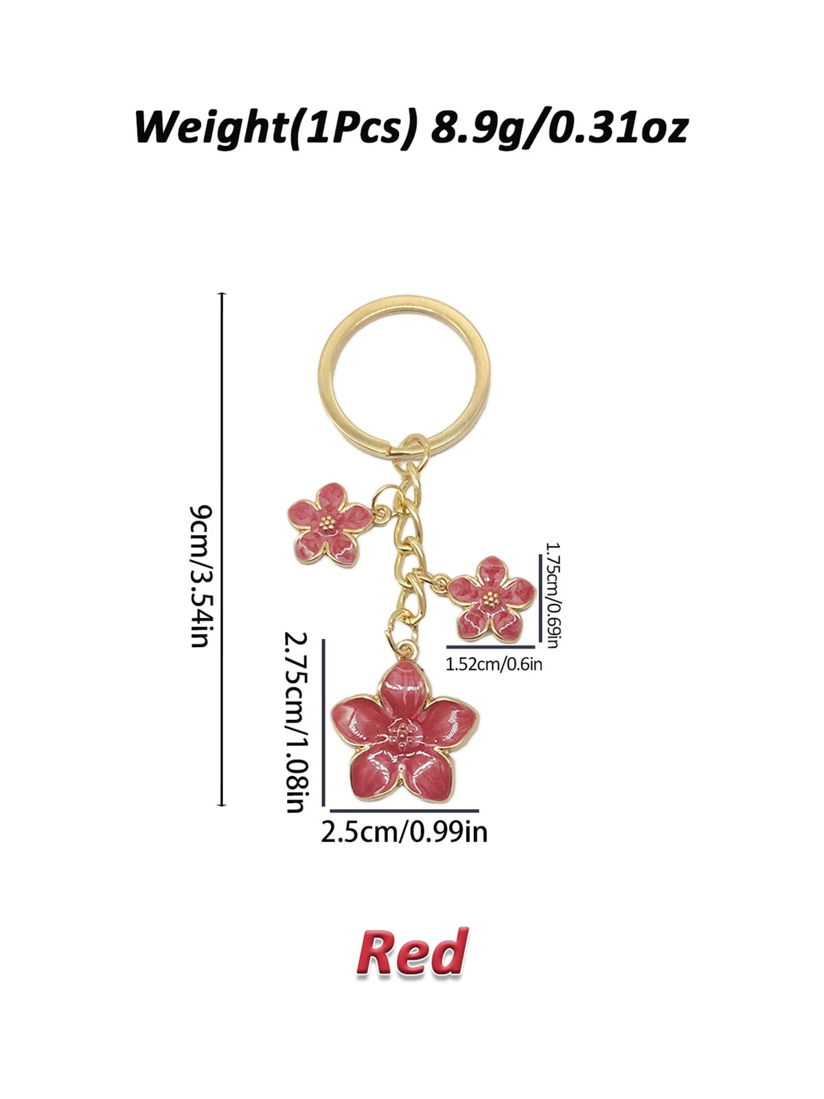 Blossom Flower Keychain and Bag Charm