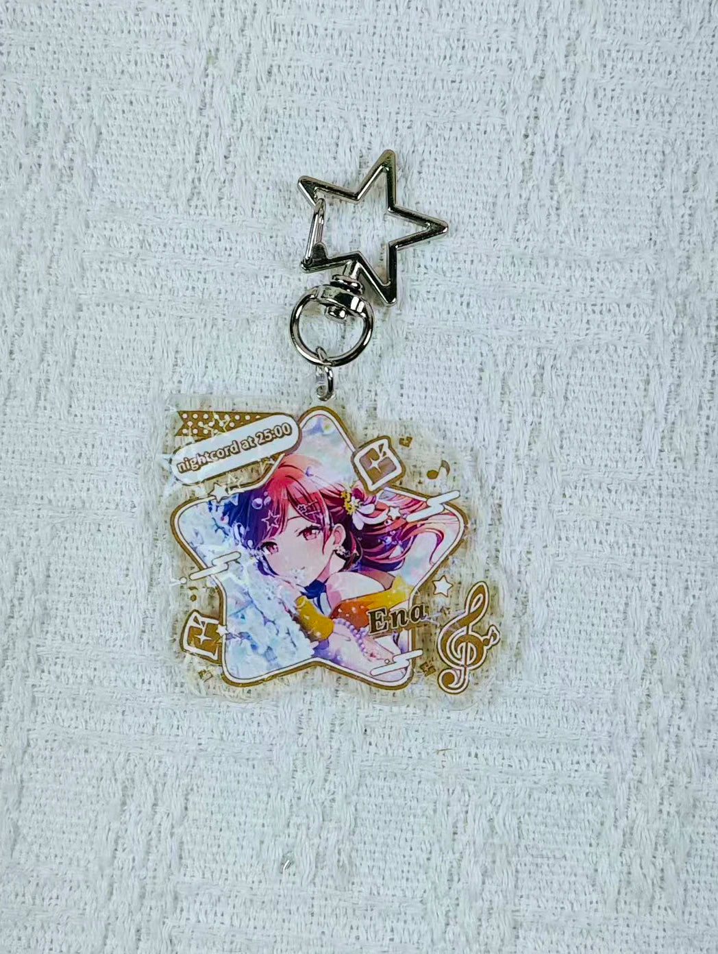 Academy Anime Acrylic Bag and Key Charm