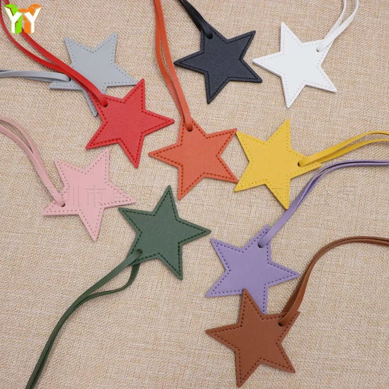 Bag charm bag accessories star shape personalized keychain charm