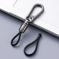 Car Keychain Attachment with Black Flexible Loop