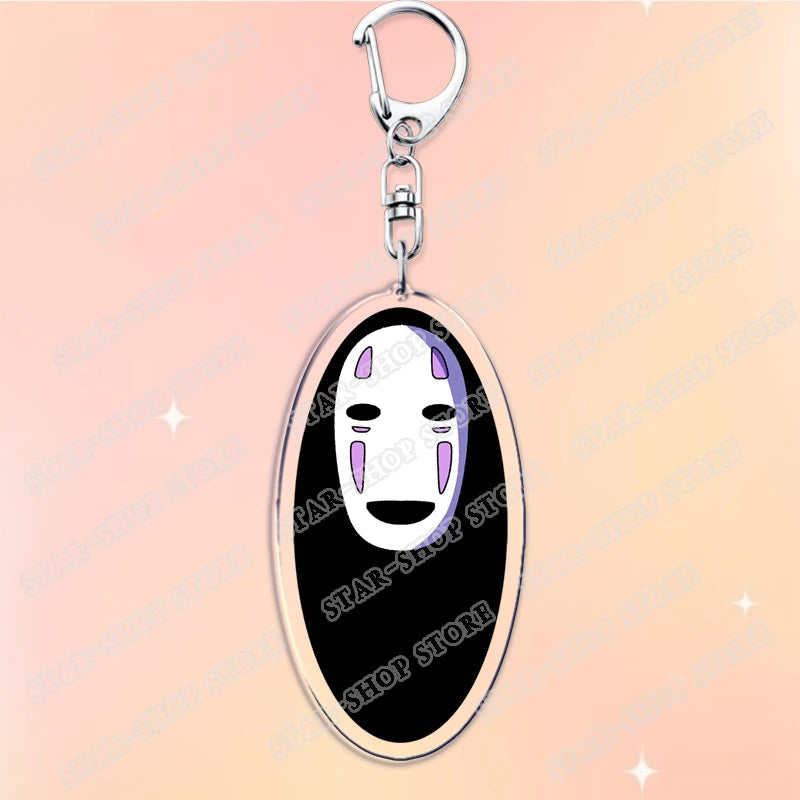 Anime Acrylic Charm Keychain with Lobster Clasp