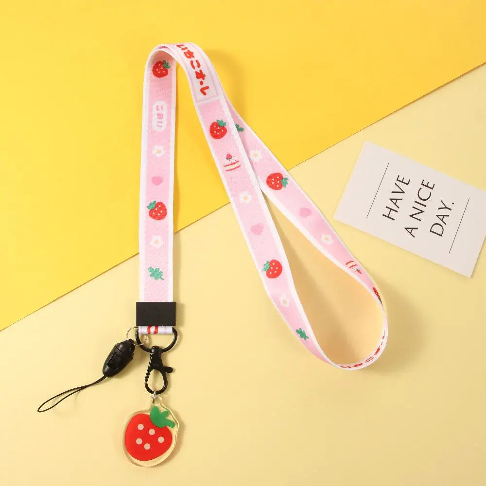 Fruit Pattern Neck Lanyard in Polyester