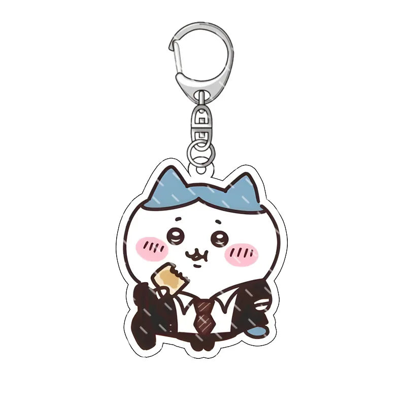 Cute Acrylic Keychain  All Character Variations 2-Sided Printed Charms for Backpacks  Keys Perfect Kawaii Gift for Fans