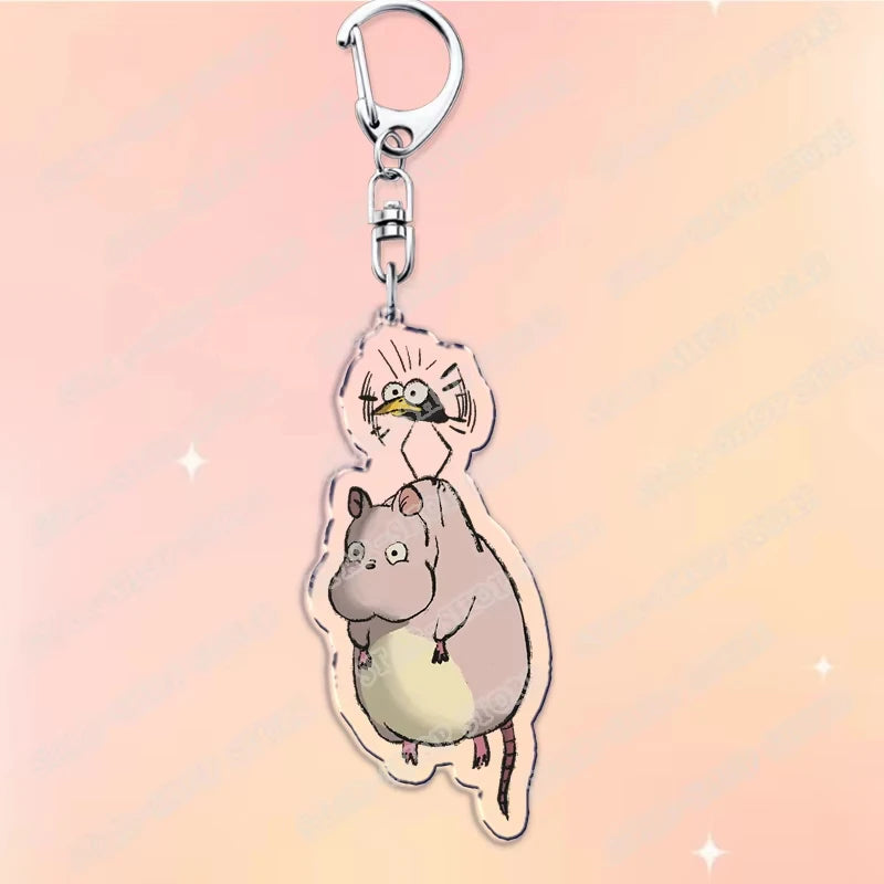 Anime Character Bag Charm and Keychain