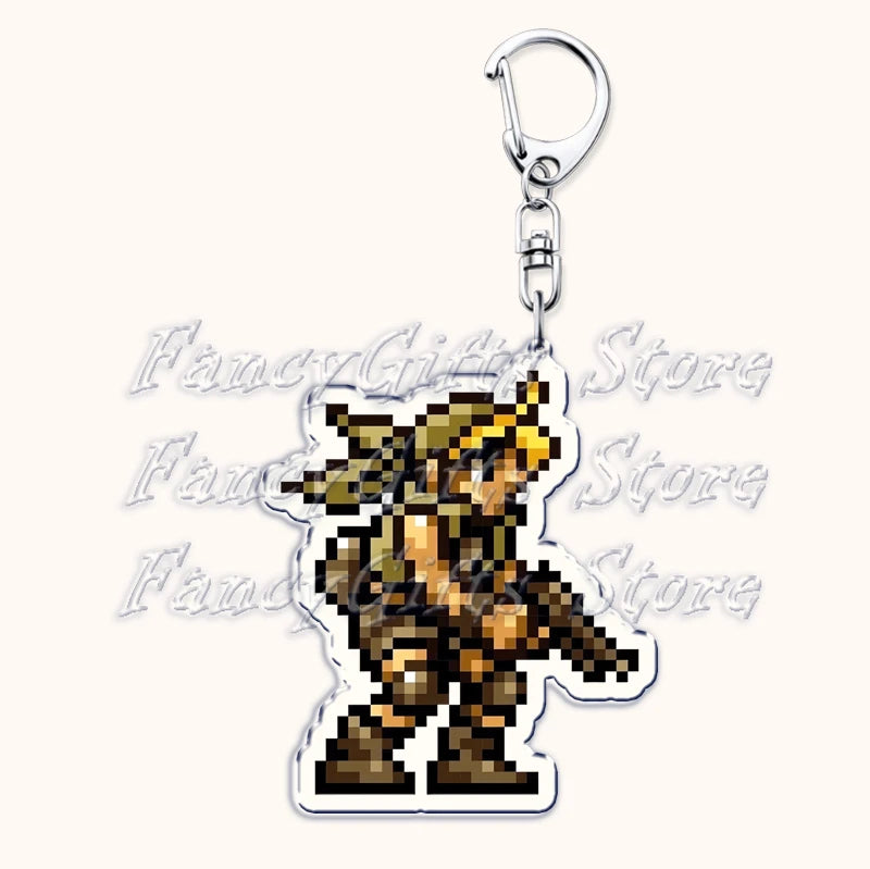Metal Slug Acrylic Keychain with Lobster Clasp