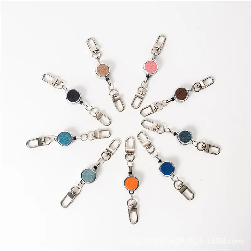 Retractable Aluminium ID Badge and Key Reel
