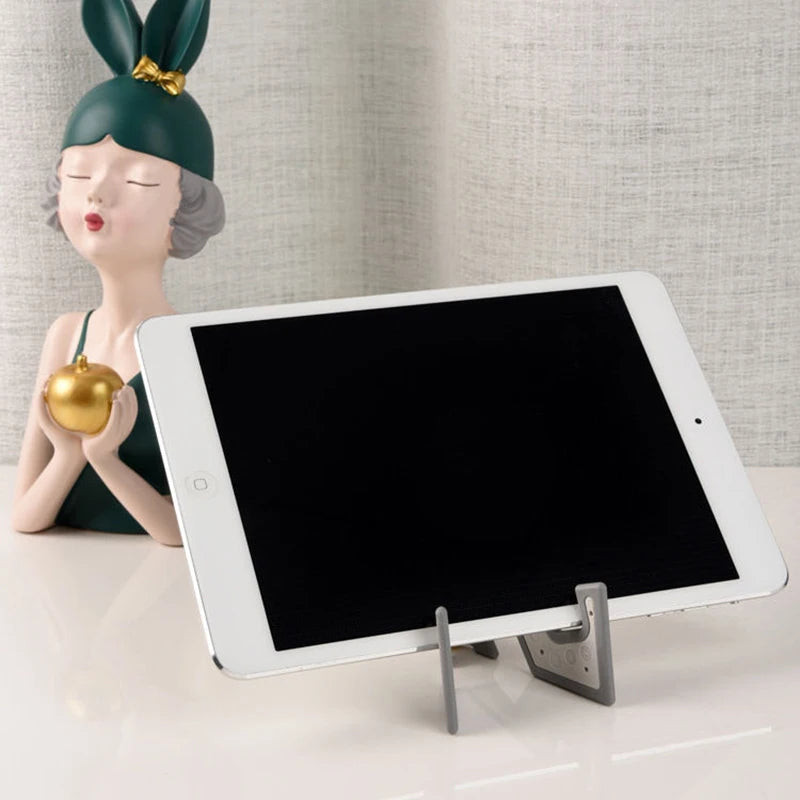 Foldable Phone and Tablet Stand with Key Ring