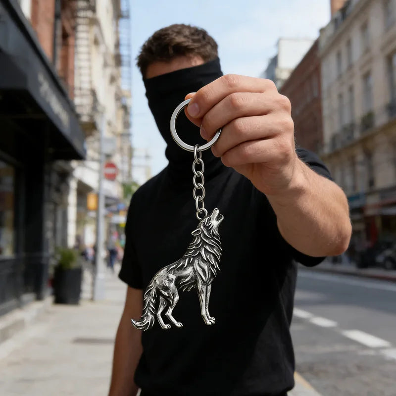 Keychain Pendant, Vintage Wolf King, New Style Pendant, Car Rearview Mirror Decoration Pendant, Backpack Pendant, Keychain Penda