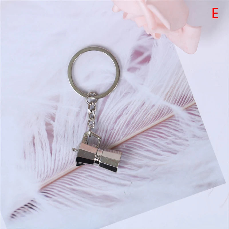 Coffee Handle Charm Keychain