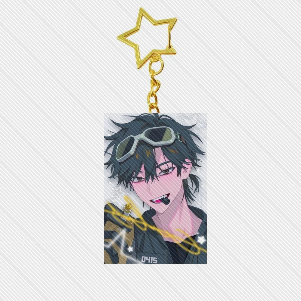 Link Click Acrylic Keychain with Lobster Clasp