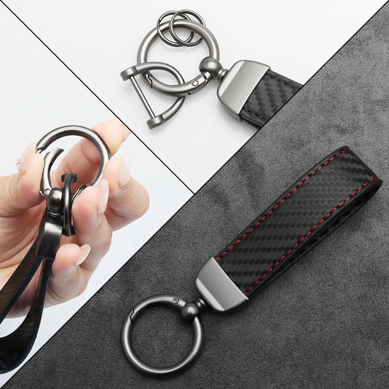 Universal Key Strap Keychain with Alloy Hardware