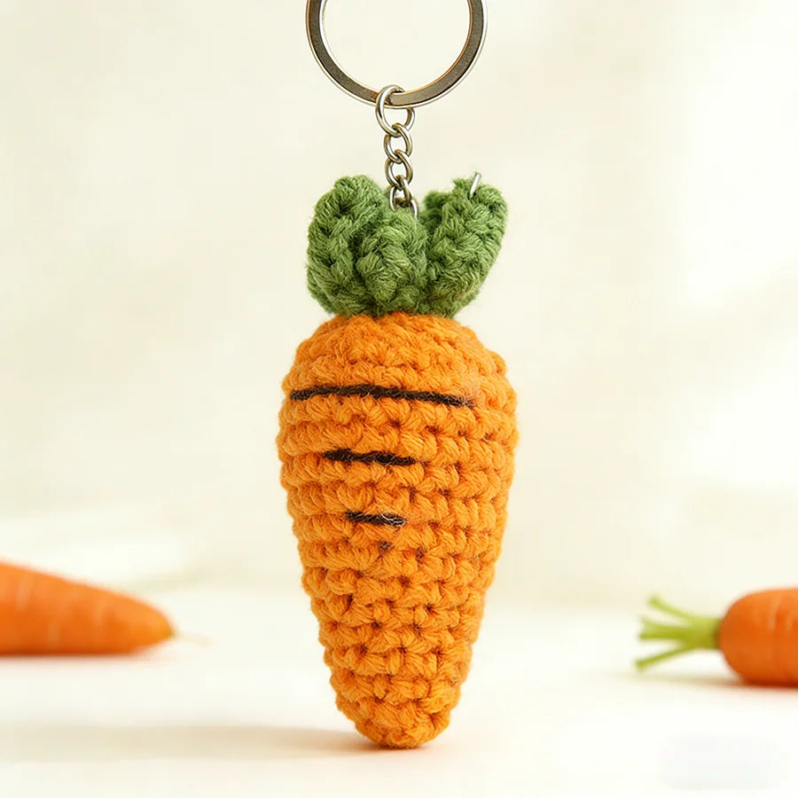 Braided Charm Keychain with Lobster Clasp
