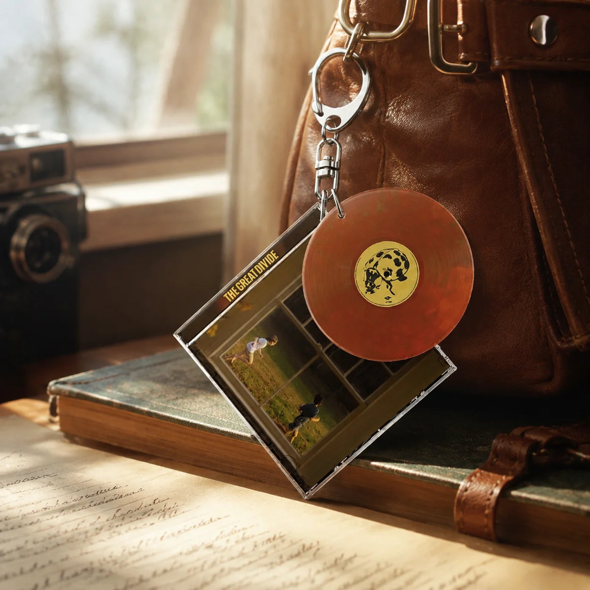 Noah Kahan Album Keychain, 8 cm