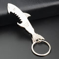 Shark Keychain Bottle Opener Fish Beer Bottle Opener Keychain Charms For Bag Keys Car Keys Accessories Keyring Jewelry Gift