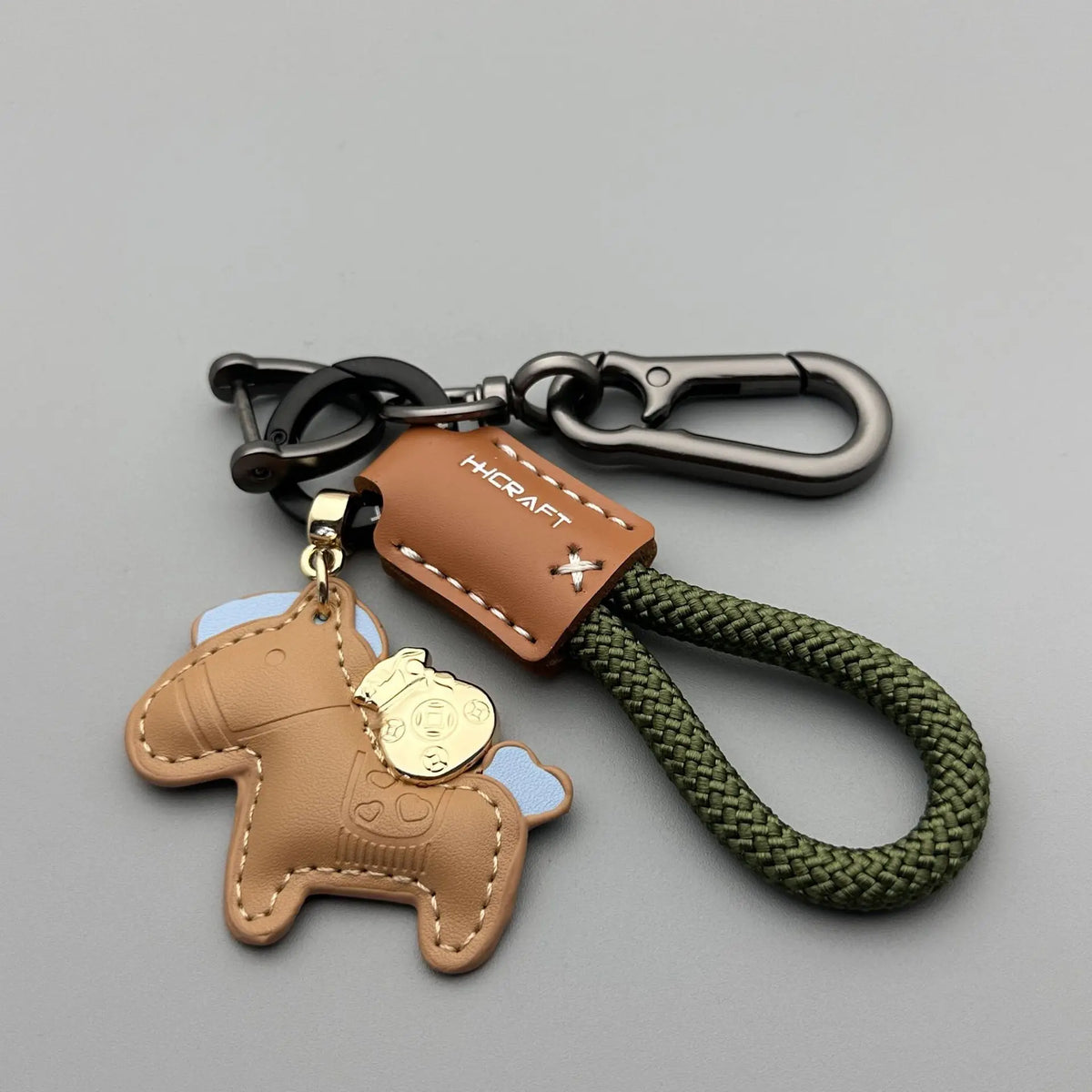 XMAO Minimalist Leather Keychain