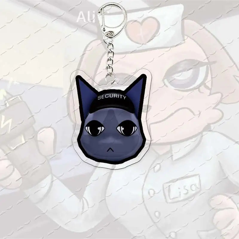 Animal Hospital Acrylic Charm Keychain