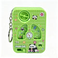 Game Console Keychain with Buckle Clasp