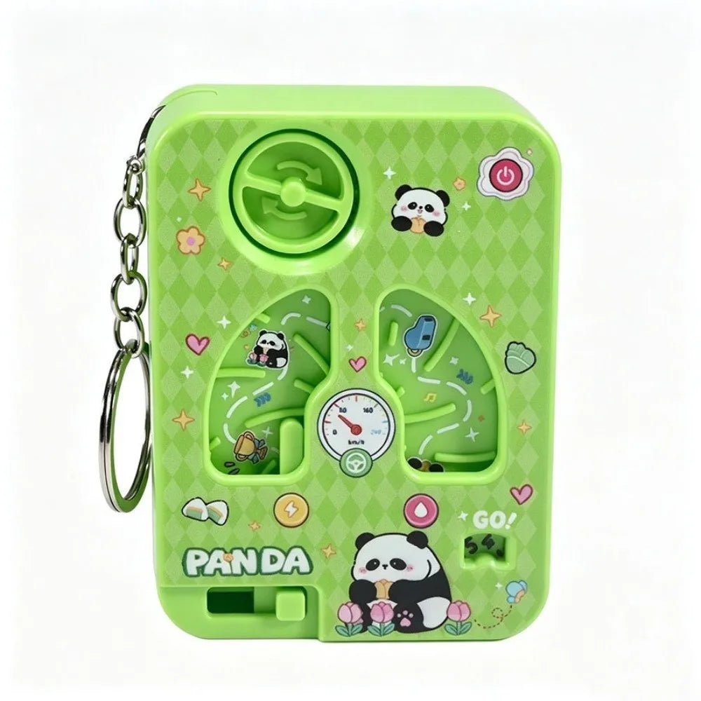 Game Console Keychain with Buckle Clasp