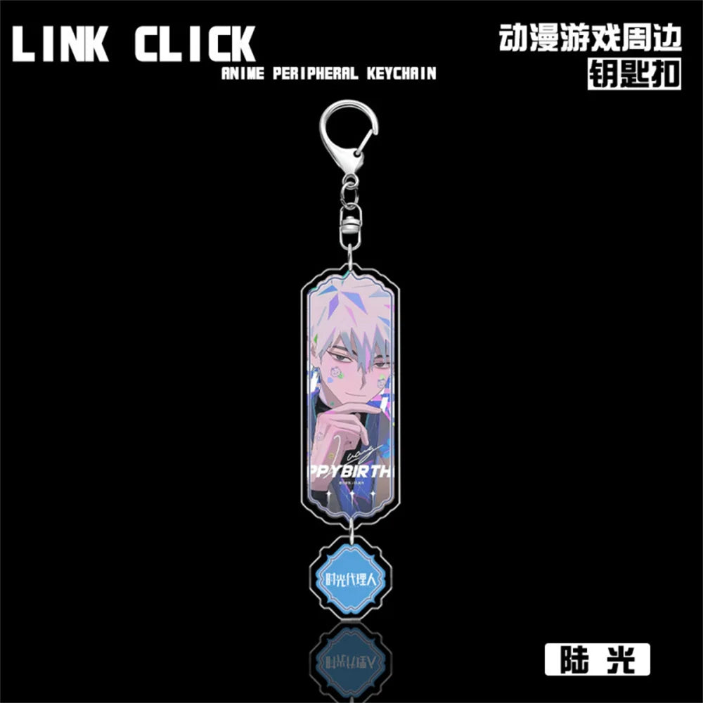 LINK CLICK Anime Acrylic Keychain with Lobster Clasp