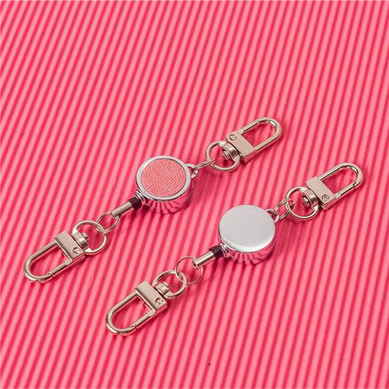 Retractable Aluminium ID Badge and Key Reel