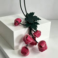 Woven Grape Bag Charm in PU Leather