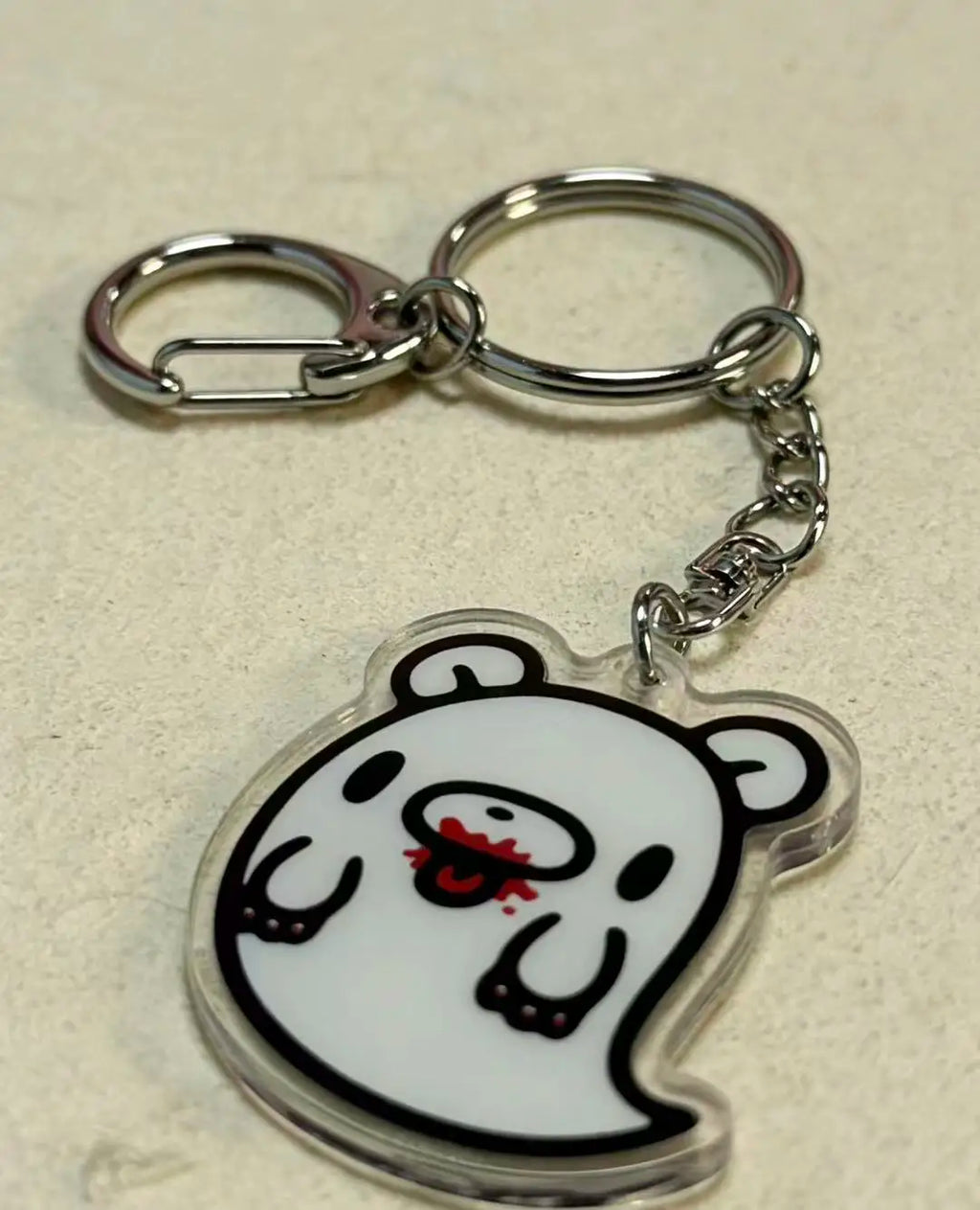 Cute Acrylic Keychain, Cartoon Character Bag Charm, Kawaii Pendant for Keys & Bags, Daily Decor Accessory